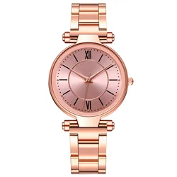 Casual Ladies Quartz Stainless Steel Strap Watch Analog Wrist Watch Women's Watches Bracelet Luxury Fashion reloj para mujer