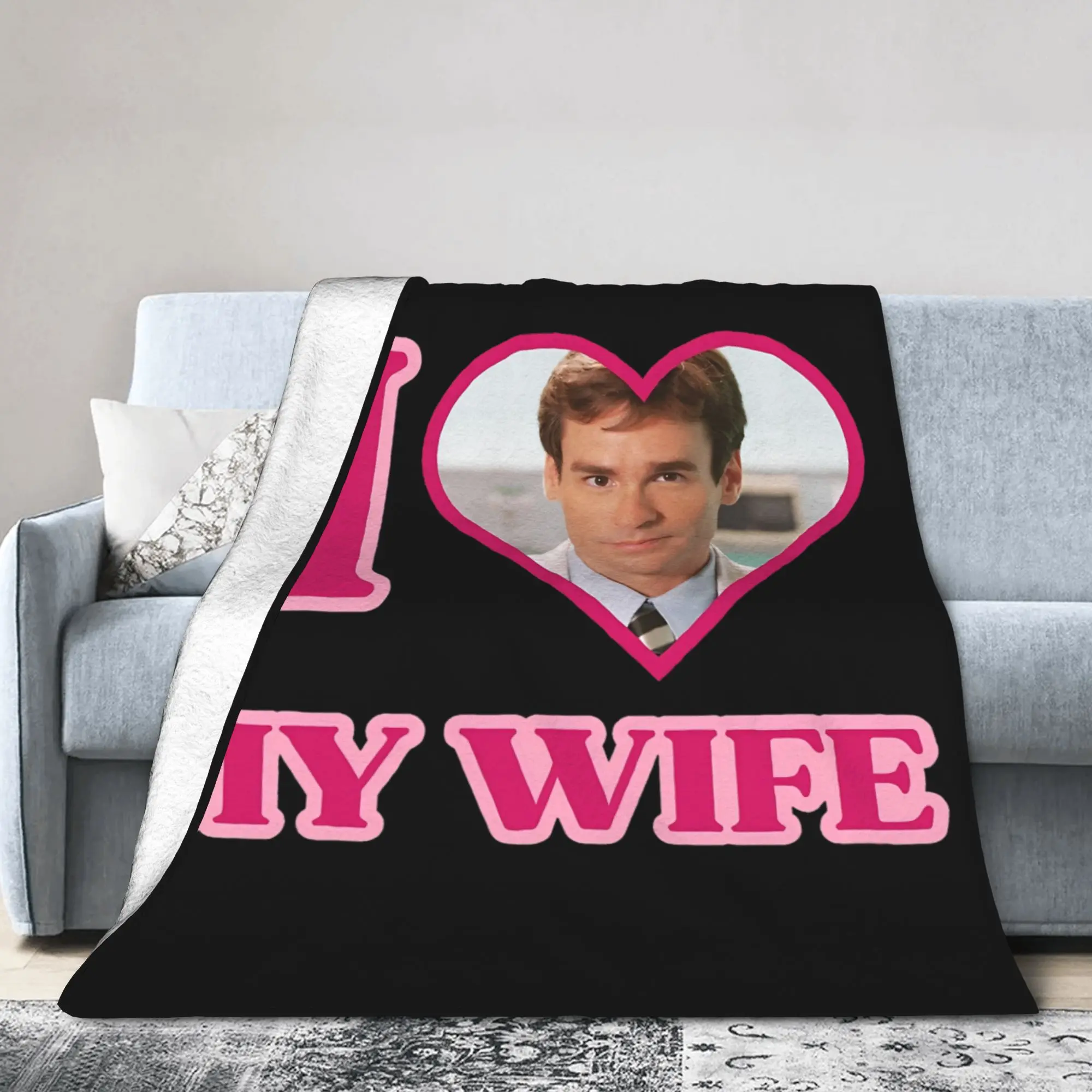 I Love James Wilson House MD Blankets Flannel Printed  Multi-function Soft Throw Blanket for Home Office Bedding Throws