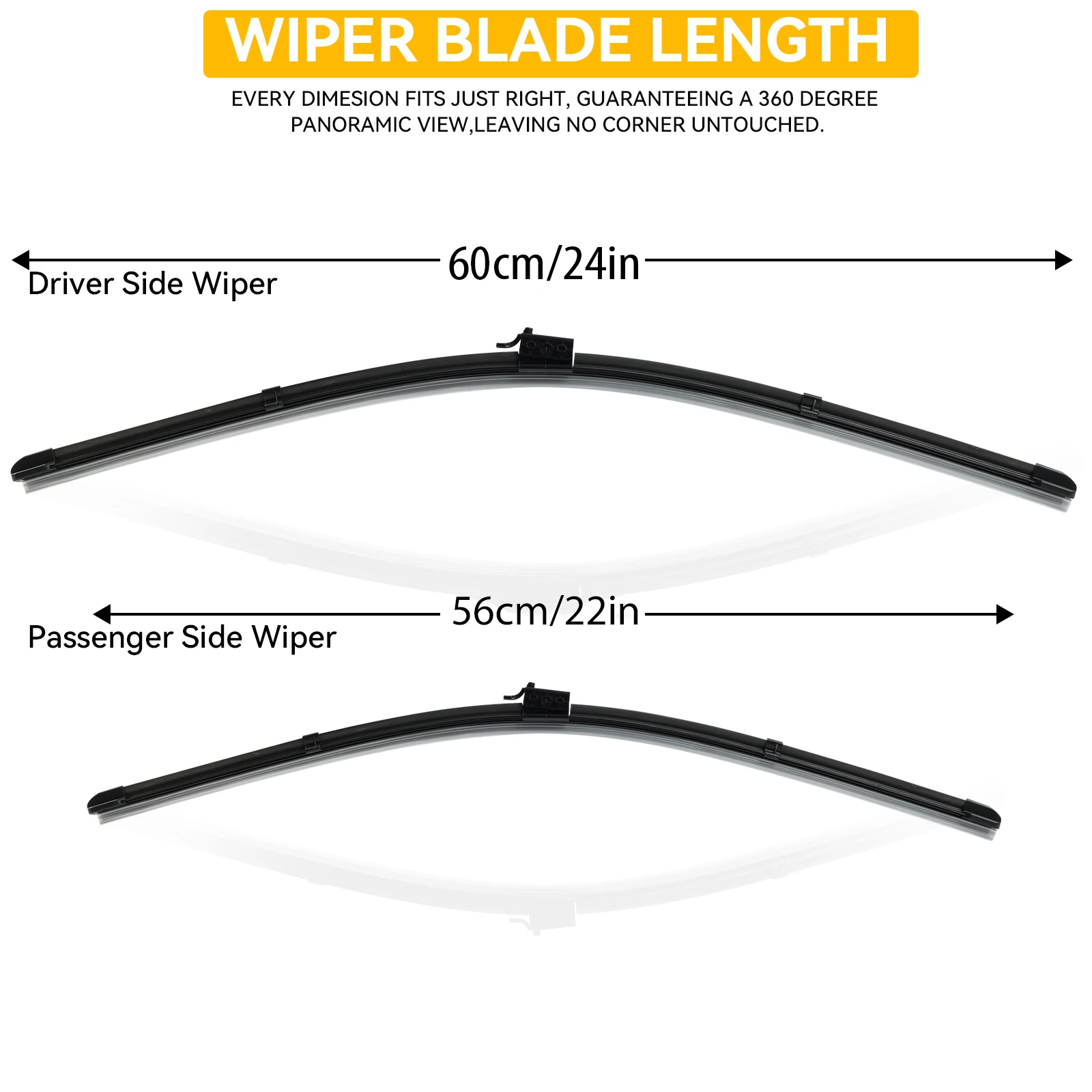 Erick\'s Wiper LHD Front Wiper Blades For Mercedes Benz GLB Class X247 2019 - 2023 Windshield Windscreen Window Brushes 24\