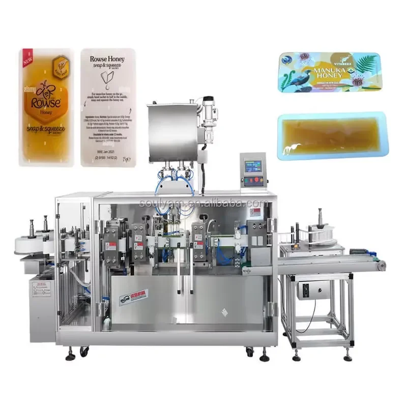 Recycling Machine 2026 Automatic Easysnap Squeeze Sachet Blister Packaging Machine for Honey Olive Oil Ketchup Makeup Remover