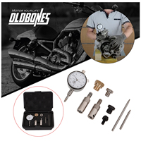 Oldbones For TDC Dial Test Indicator Ignition Gauge Adjusting For Motorcycle Motor Bikes Metric Motorbike Tool adapters M14*1.25