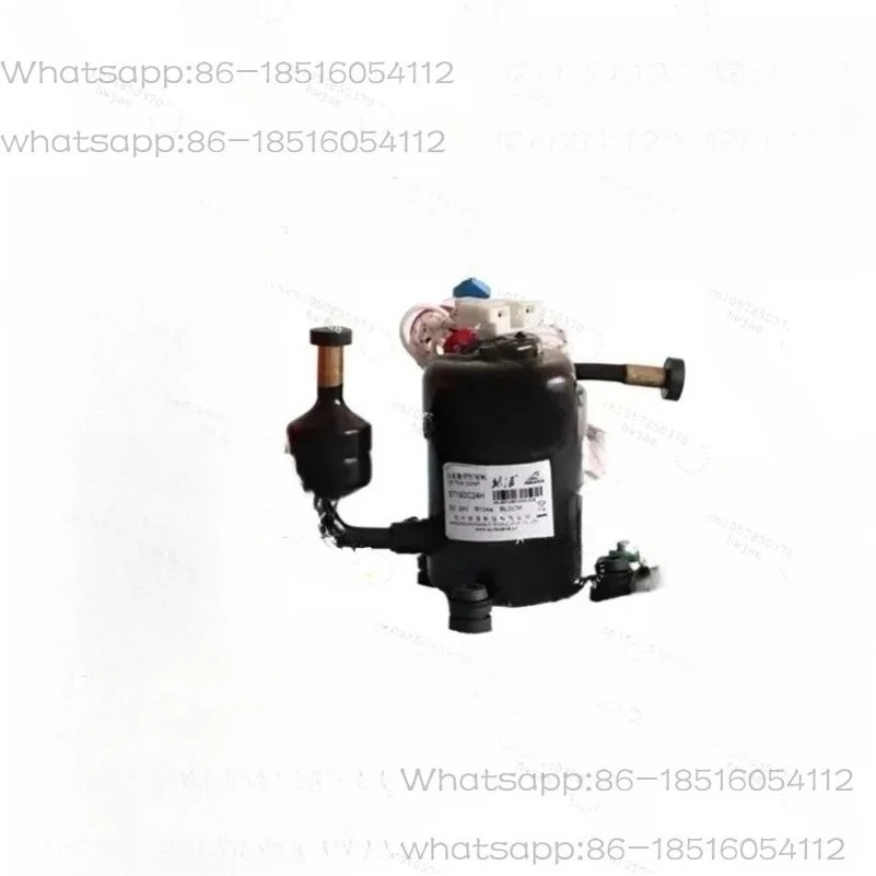 

St19Dc Compressor 12V24V48V Max 450W Capacity R134A Suitable for Portable Refrigerator Mini Air Conditioner Compressor
