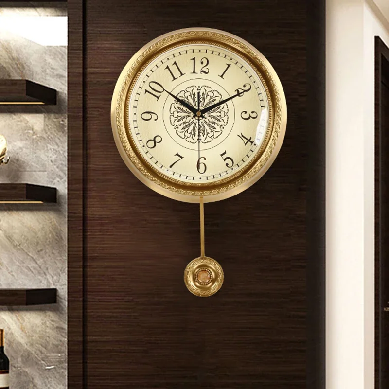 Luxury Living Room Wall Clock Modern Design Quiet Industrial Wall Clock European Outdorr Dekoration Wohnzimmer Room Decoration