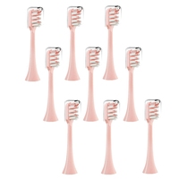 A01F-9PCS Replacement Brush Heads For SOOCAS V1 V2 X3 X3U X5 D2 D3 SOOCARE Sonic Electric Toothbrush Head Soft Bristle