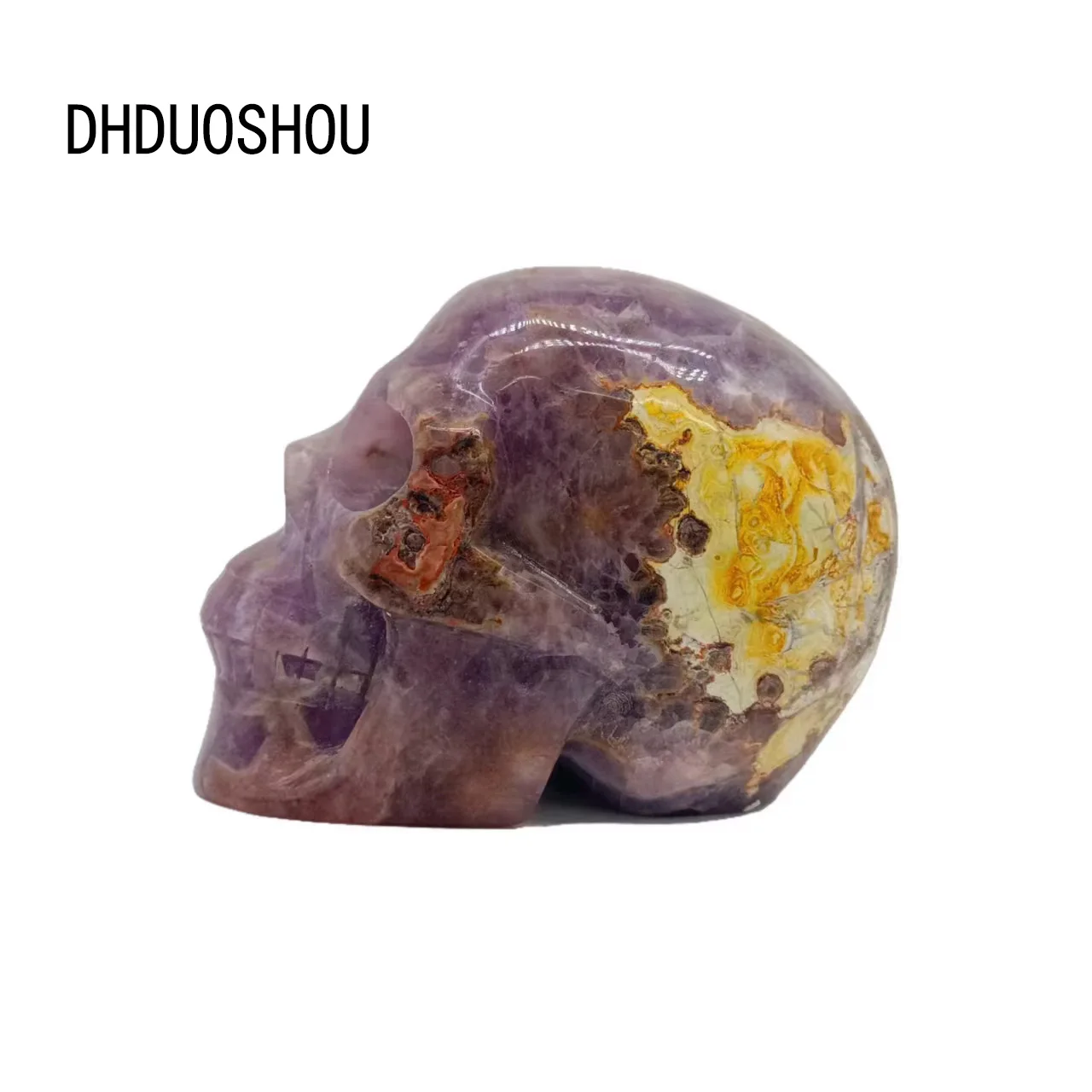 

Customization Crystal Carving Skulls Statue Collection Of Arts And Crafts Gifts Amethyst Agate Skulls For Home Decor