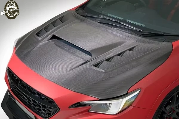 Real Carbon Fiber Front Hood Engine Hood  Bonnet for for 2022-2025 Subaru WRX