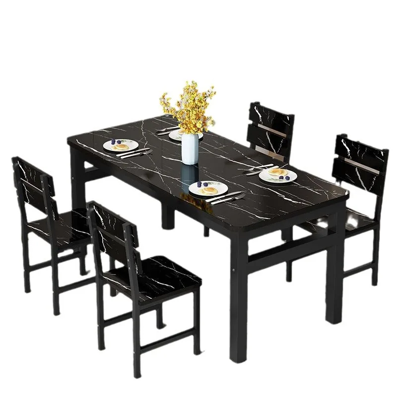 

Обеденный стол, современный, простой, для небольшой квартиры, ресторана, и стул, прямоугольный.