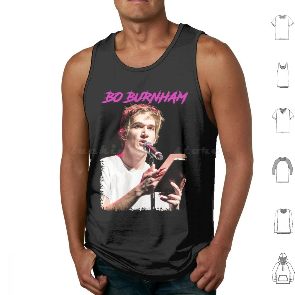 Bo Burham Design Tank Tops Vest Sleeveless Bo Burham Burham Bo Burnham Make Happy Bo Burnham What Bo Burham Inside