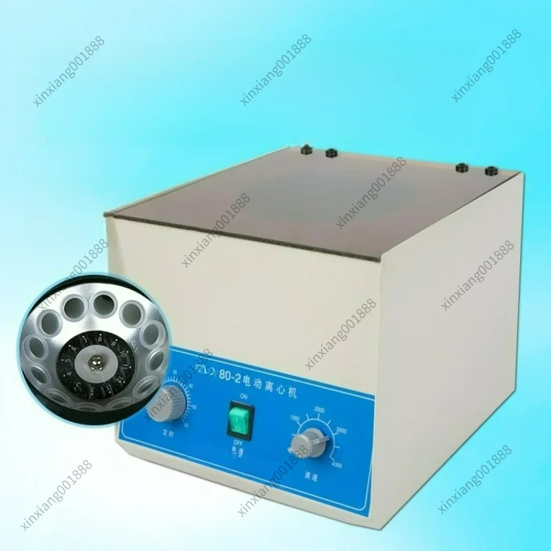 For 80-2 Benchtop Low Speed Electric Centrifuge Large Capacity 12×20mL 4000RPM Lab Medical Separation Centrifugal Machine