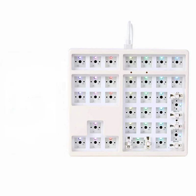 

34 keys mini keyboard numpad kit RGB Hotswap Programmable QMK/VIA compatible