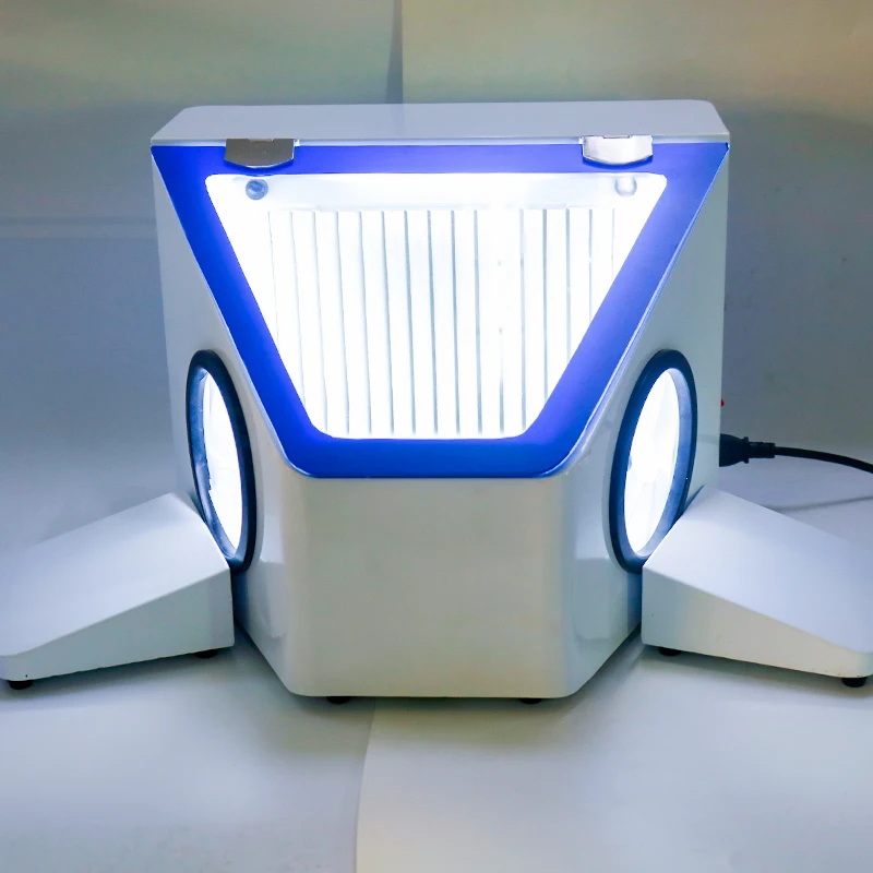 Shadowless Lamp Vacuum Cleaners Solve Dental Clinic Dust Pollution Sandblasting Polishing Collector Cabinet