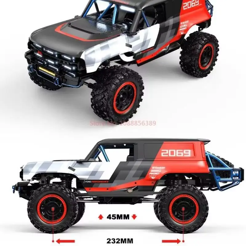 Hot Mjx Brushless H12P Alloy Large Scale Remote Control Electric Four-Wheel Drive 1/12 Off-Road Climbing Car Toy Vehicle