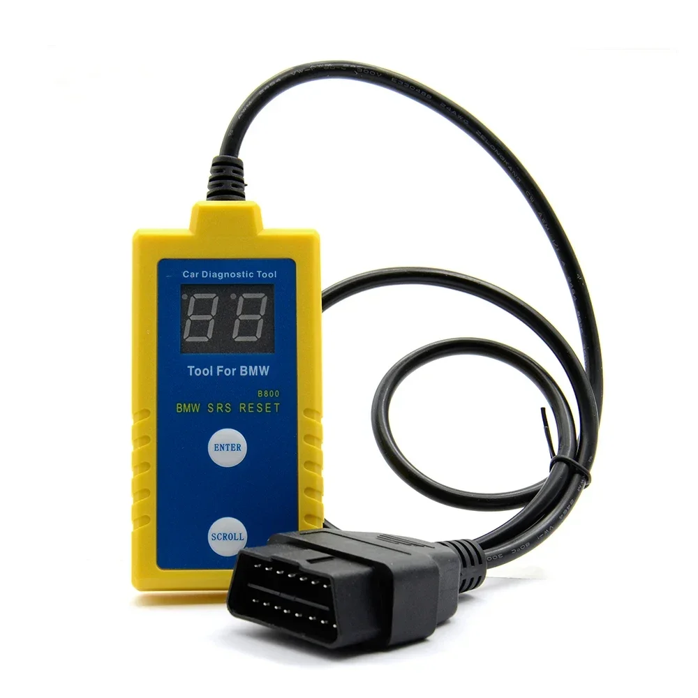 Car Auto OBD SRS Scan Reset Tool B800 for BMW 1994-2003 E36 E46 E34 E38 E39 Z3 Z4 X5 B800 Read and Clear SRS Trouble Codes