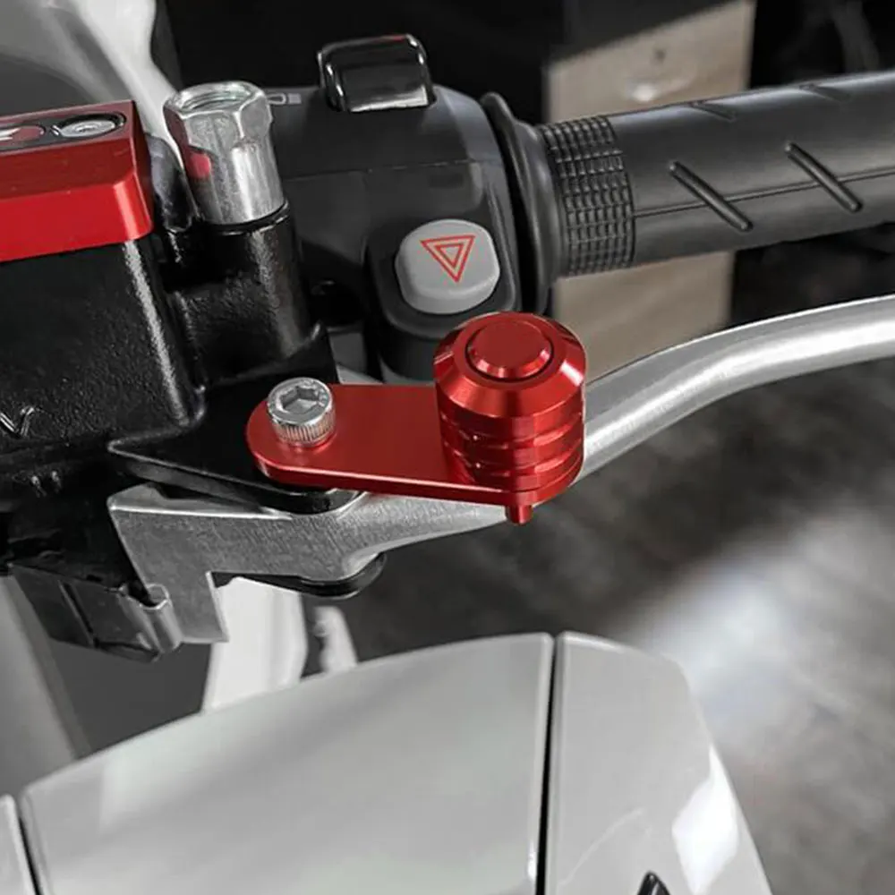 CNC Brake Lever Lock for Honda PCX150/PCX160, Aluminum Parking Lock Button Auxiliary Brake 1PC Scooter Accessory