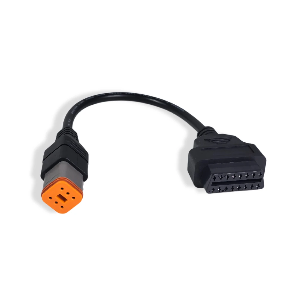 

For Harley Moto 6Pin Cable OBD2 Connector Universal K CAN Code Reader Adaptor OBD2 Diagnostic Scanner Cable Adapter