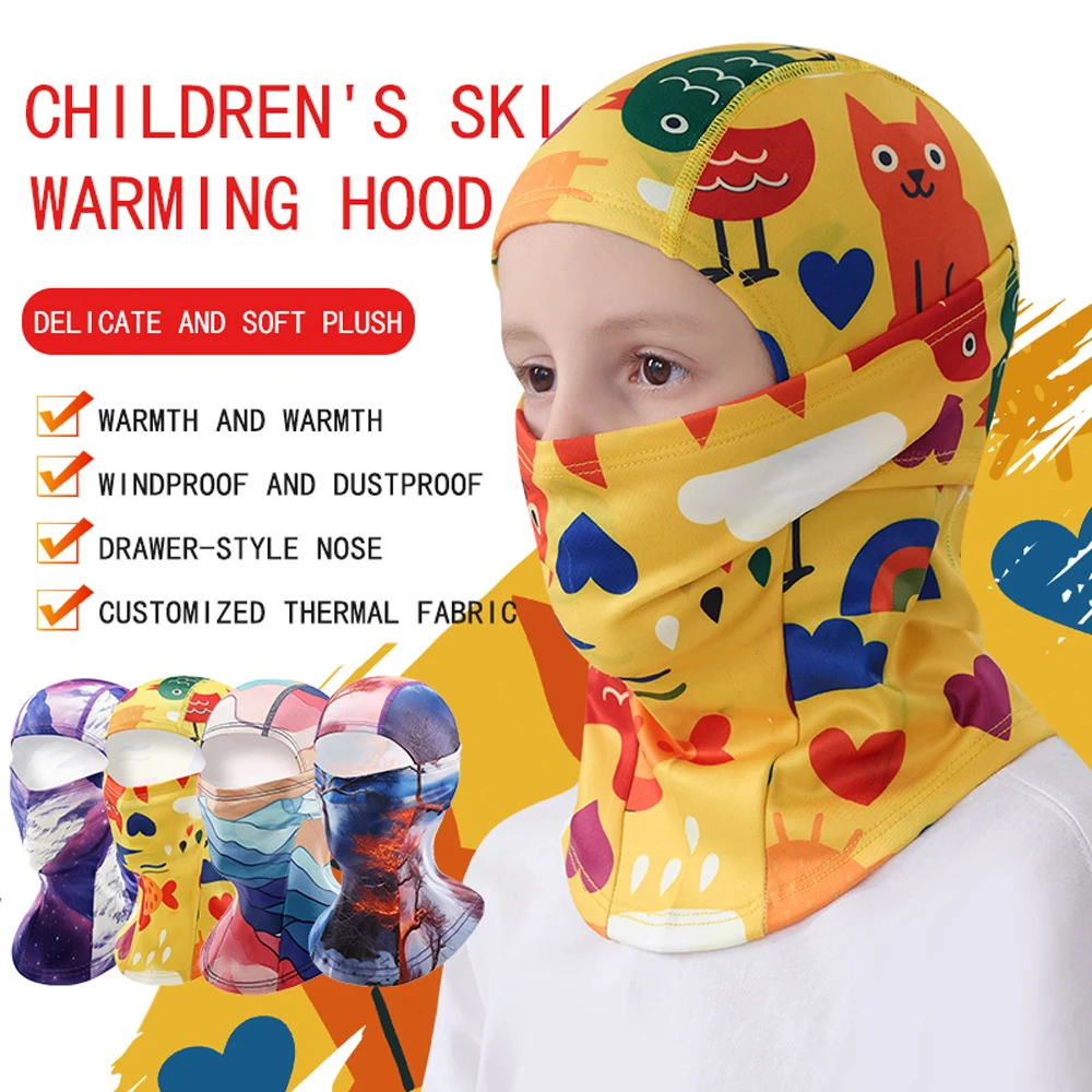 Winter Children's Ski Face Mask New Headband Face Protection Warmth Windproof Breathable Outdoor Neck Ski Gear for Men and Women
