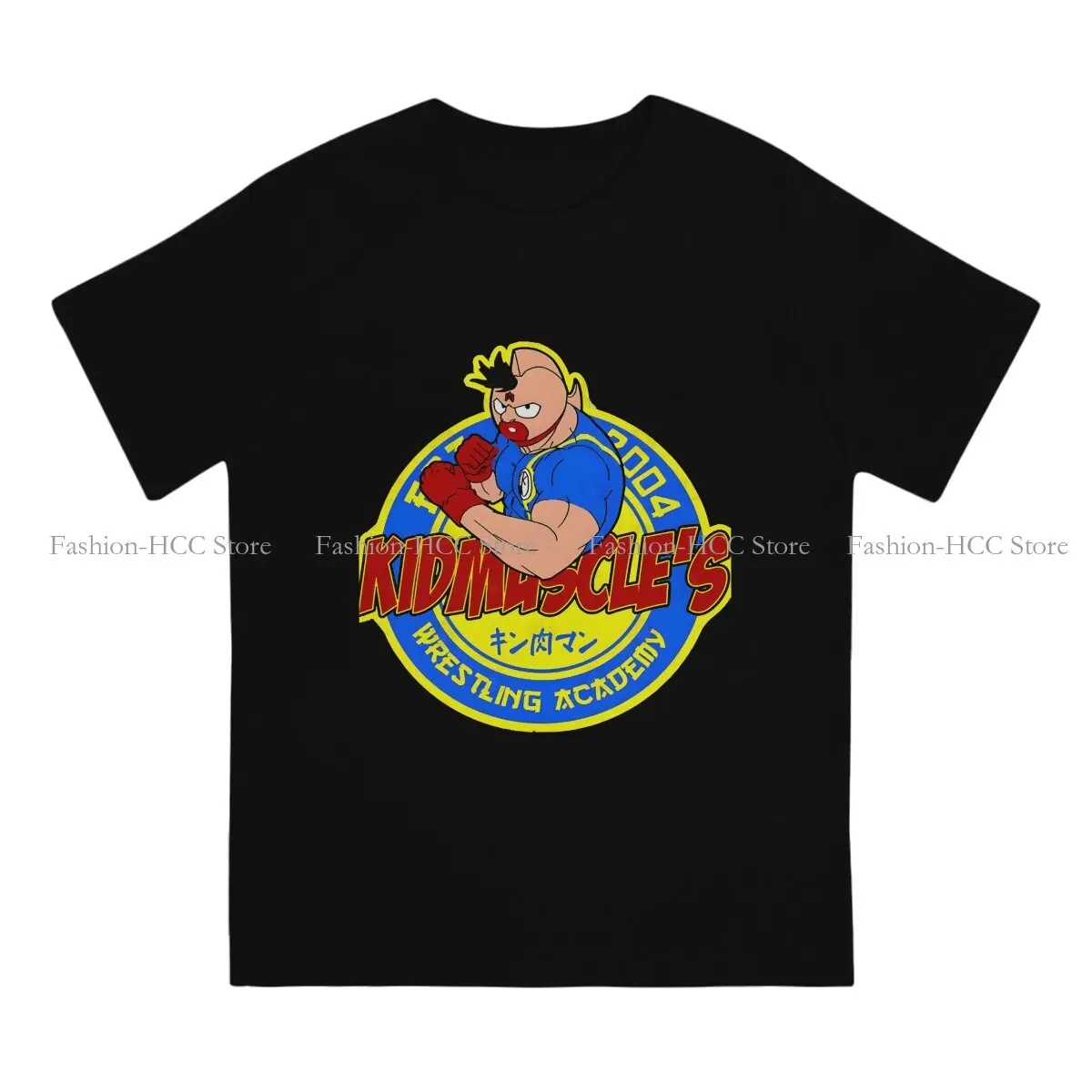 Wrestling Academy O Neck TShirt Kinnikuman Anime Classic Polyester T Shirt Men Clothes