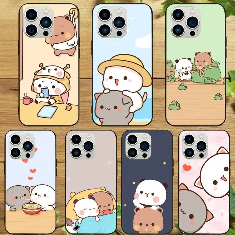 BUBU DUDU Cartoon Phone Case For iPhone 15 14 13 12 11 Pro Max Mini XS XR