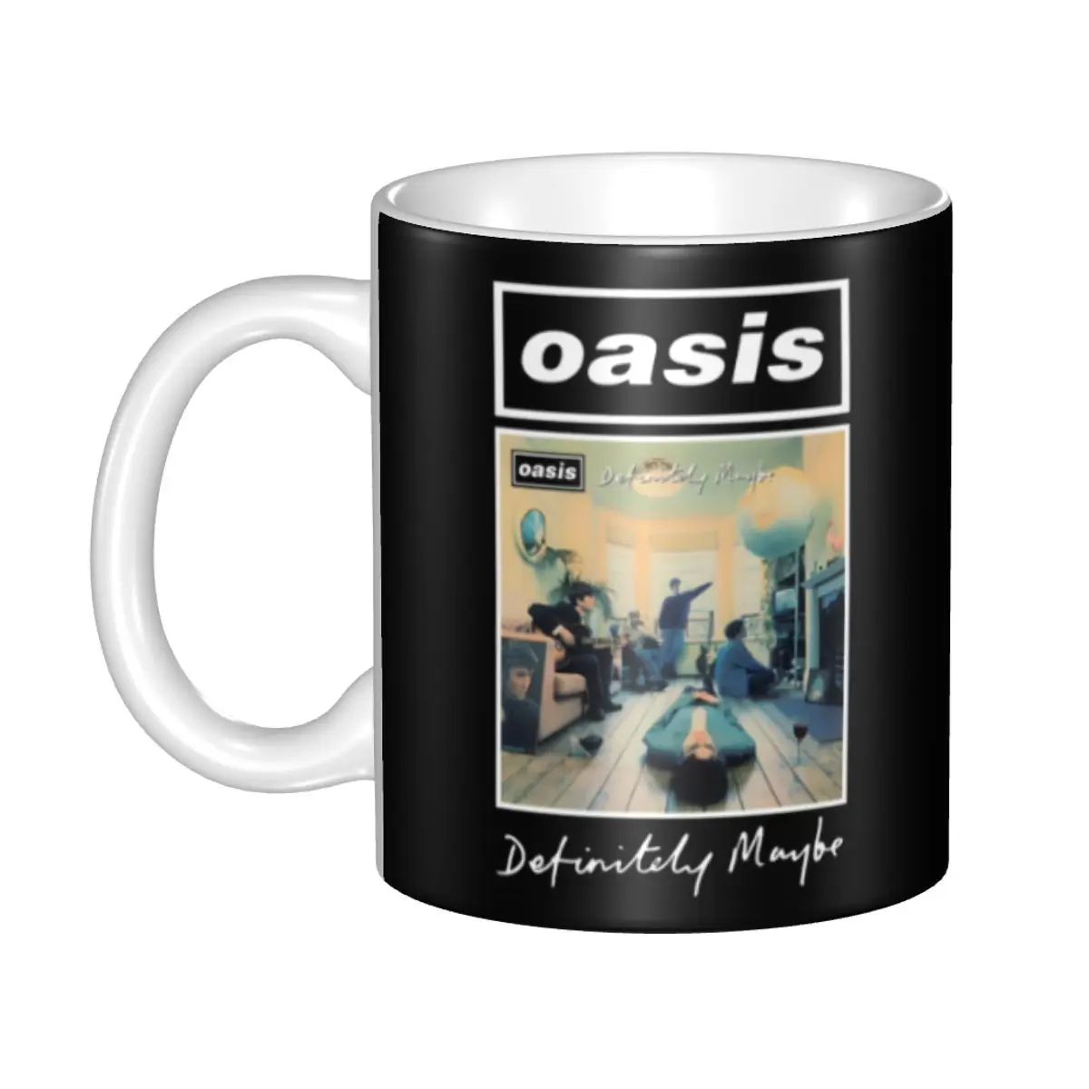 

Custom British Rock Band Oasis Mugs DIY Ceramic Tea Milk Coffee Cups