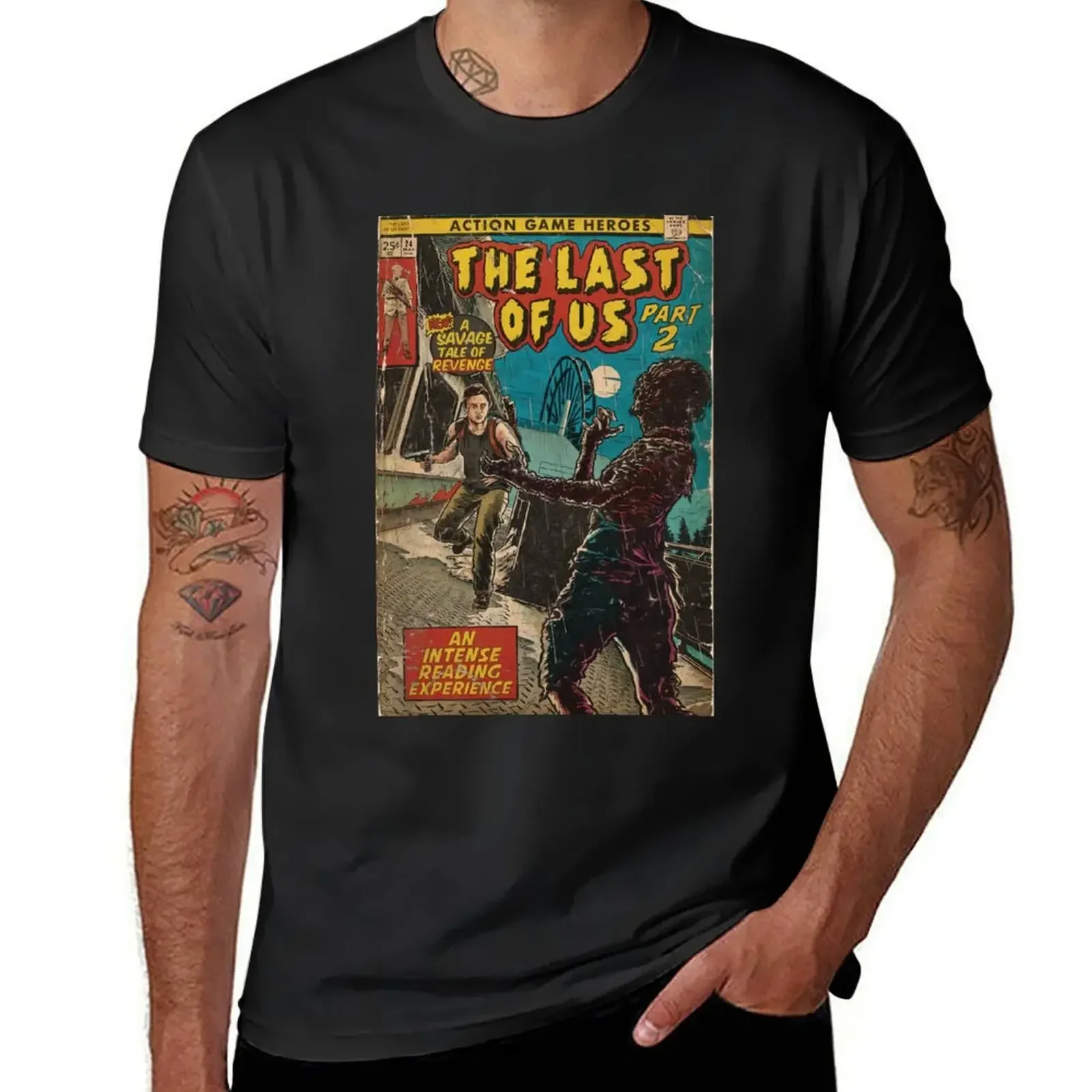 The Last of Us 2 - Abby fan art comic cover T-Shirt graphics quick drying boys whites heavyweights mens champion t shirts