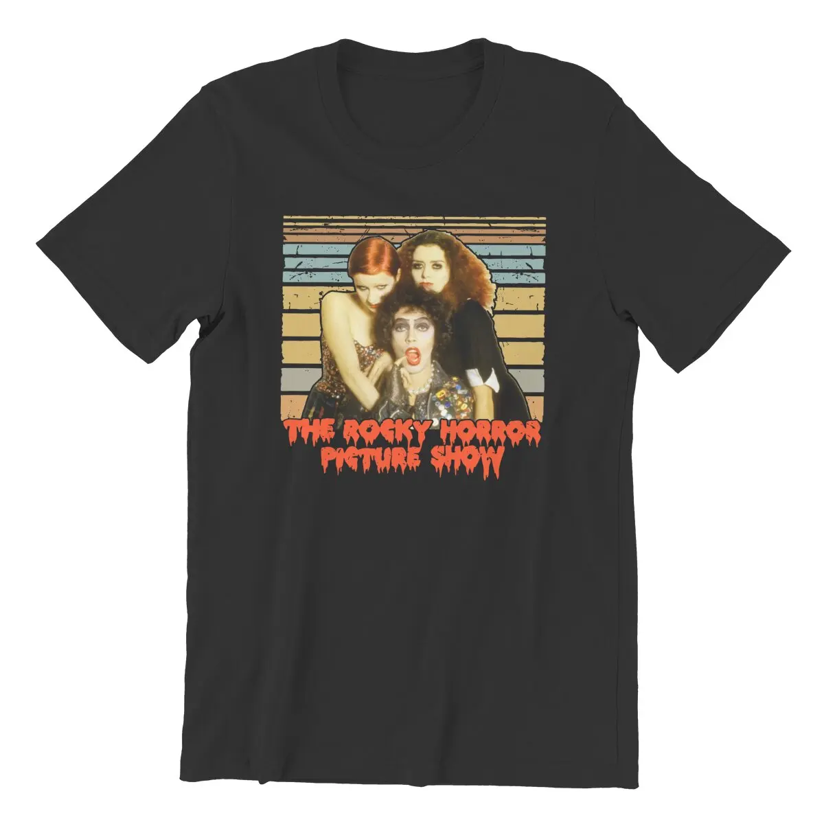 The Rocky Horror Picture Show Dr Frank N Furter Classic T-Shirt Pure Cotton vintage Big Size graphic shirts designer t shirt men