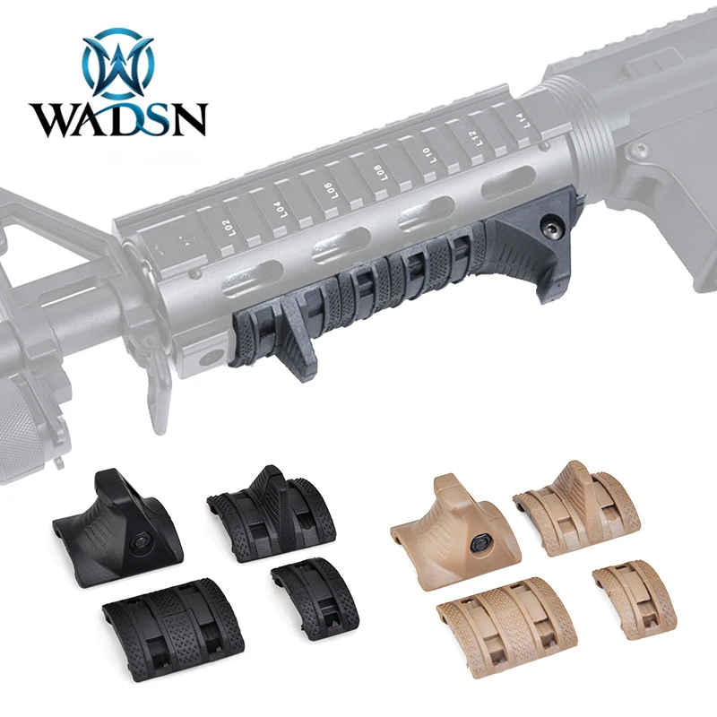 

WADSN Airsoft EMagpul Hand Stop Kit 4PCSpack Handguard Picatinny Rail Cover For Tactical AK AR15 M4 Rifle Gun Accessories