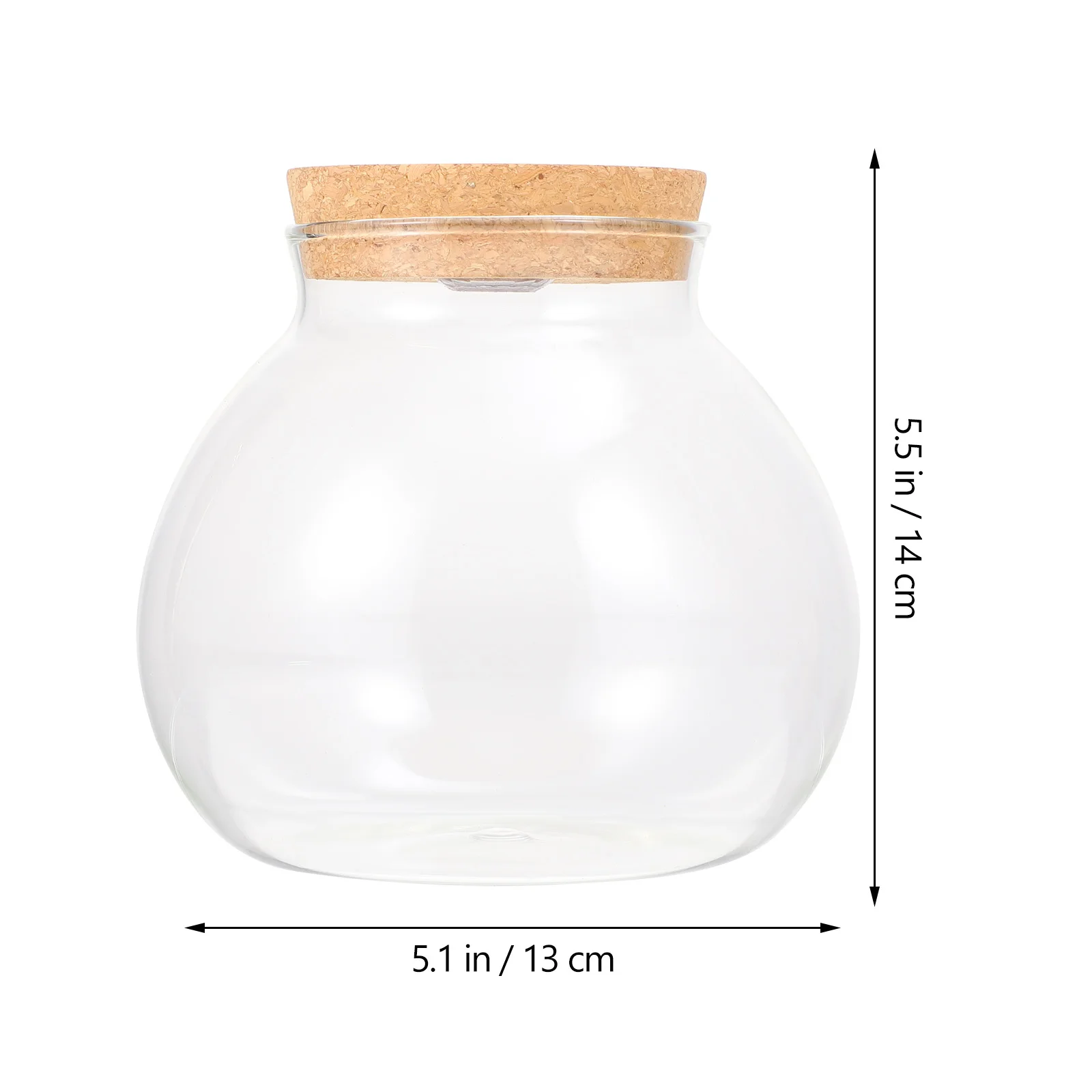 

Led Light Ecological Bottle Transparent Diy Micro Landscape Glass Jar Borosilicate Fish Tank Terrarium Home Decor Aquarium