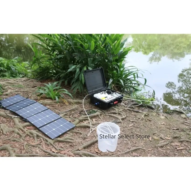 

Portable Suitcase Solar Power DC12V DC24V Water Filtering System Mini Watermaker Well Water Desalination Plant RO Water Machine