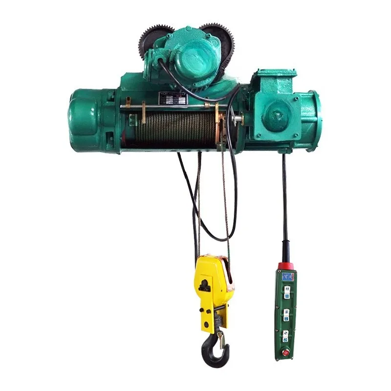 2 tons single and double speed flameproof wire rope electric hoist