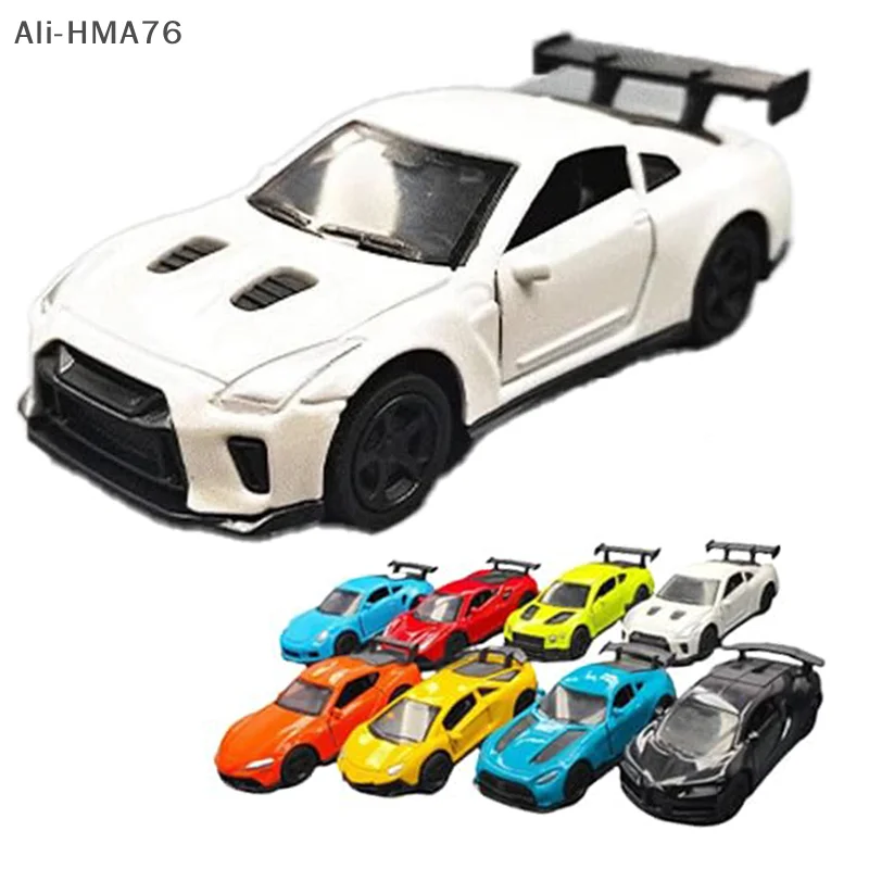 HMA76-1Pc Children's Alloy Car Model Toy Drifting Spin Ornament Car Model That Can Drift Metal Car Dashboard Decoration