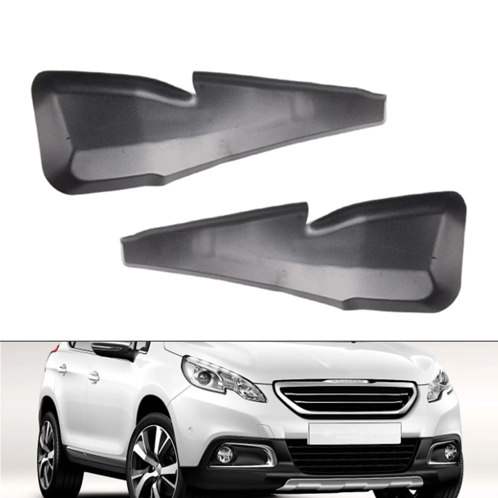 

Car Front Windshield Wiper Side Extension Cover Corner Cowl Rain Drian Plate Panel For Peugeot 208 2012-2022 2008 A94 2013-2019