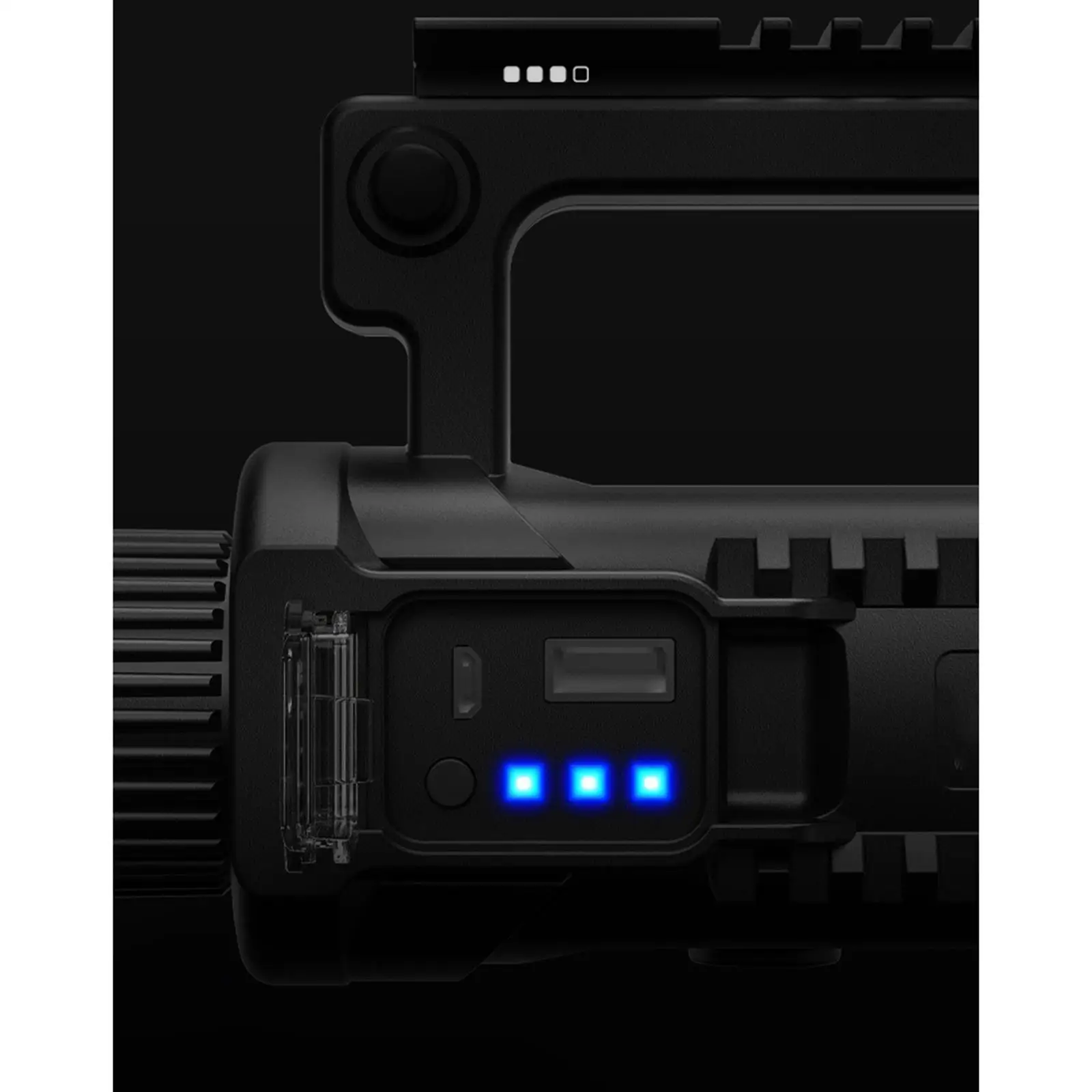 Flashlight With Battery Status Waterproof For Versatile Battery Status Available Searchlight