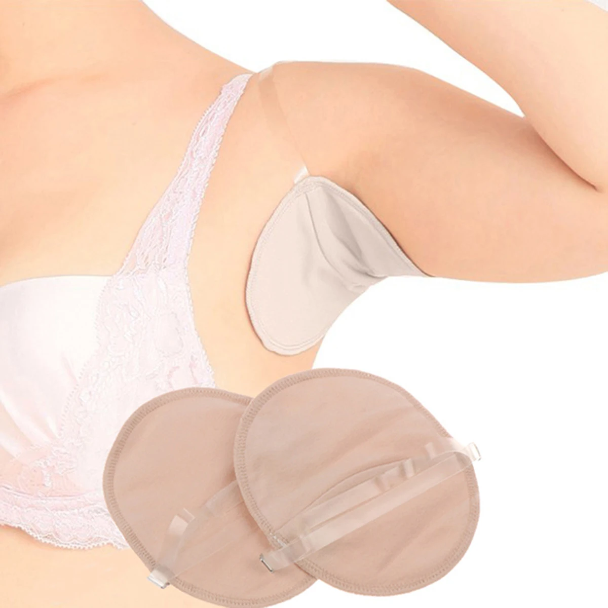 

1Pair/2Pair/3Pair Underarm Waterproof Sweat-absorbing Quick Drying Pad Transparent Shoulder Strap Invisible Underarm Pad