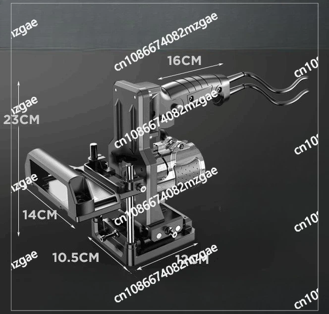 

220V NEW Trimming Machine Bracket Two In One Connector Slotting Device New Type Of Woodworking Universal Tool Hole Opener