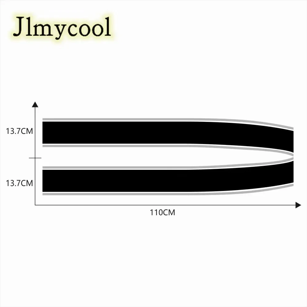 Decor for Mini Cooper S JCW R55 R56 R60 R61 F54 F55 F56 F60 Car Sticker Engine Hood Bonnet Stripes Decals Countryman Accessories