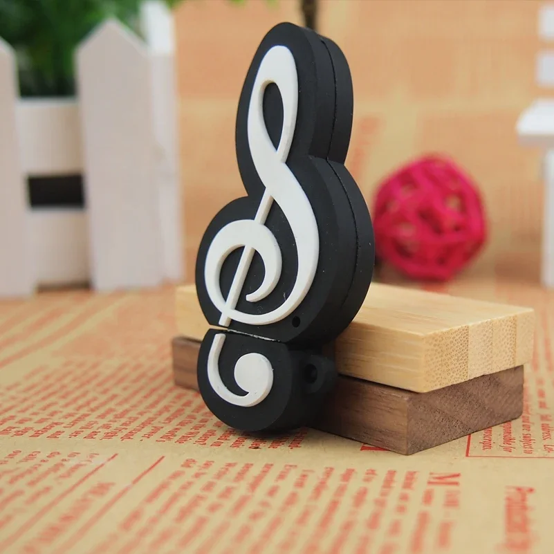 Musical Note Usb Flash Drive 2.0 Pen Drive Mini Flash Disk 32gb 16GB 8GB 64GB Pendrive U Disk Memory Stick