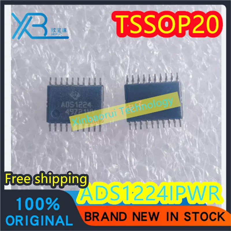 

(2/30pieces) ADS1224IPWR ADS1224 SMD TSSOP20 100% new original data acquisition chip IC spot Free shipping