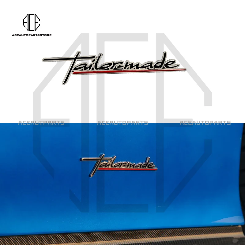 New Arrivals For Ferrari Badge Emblem For Side Skirt Car Stickers Auto Accessories All Models F8 SF90 458 488 F12 812