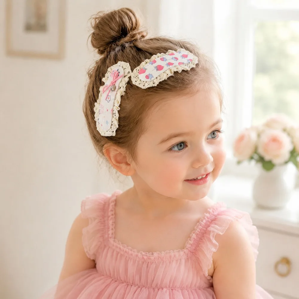 Cute Girls Bangs Stickers MAGIC TAPE Hair Clips No Slip Fringe Holder Baby Toddler Hair Accessories Sweet Hairpins