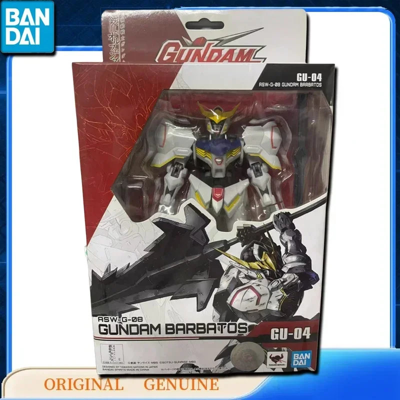 Bandai ASW-G-08แท้ดั้งเดิม GUNDAM barbatos GU-04ของเล่น Action FIGURE Anime สำหรับเด็กของขวัญเครื่องประดับโมเดลประกอบ