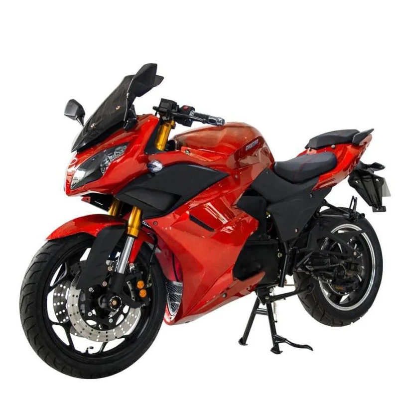 DP 5000W Electric Fast Motorcycle for Adults Racing Retros with 6KW Power 120KM Range 72V Li Ion Battery Brushless Motor