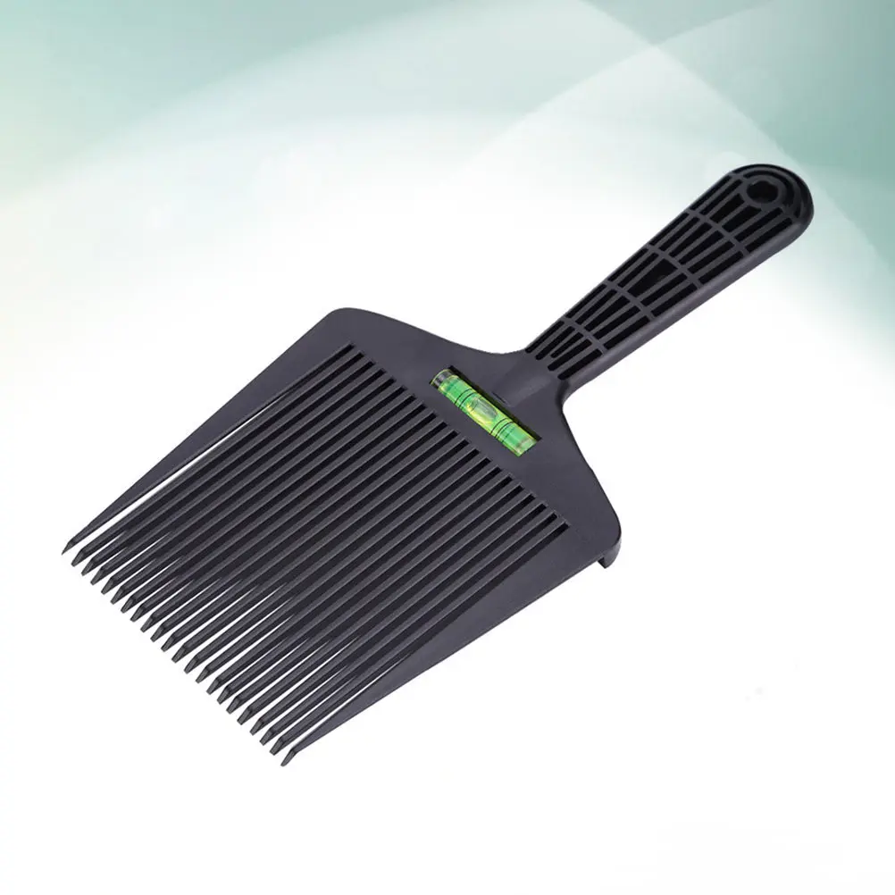 

1Pcs Horizontal Leveling Comb for Slicked Back Undercut Mohawk Quiff Fauxhawk Rattail Comb Over Spiky Hair Heat