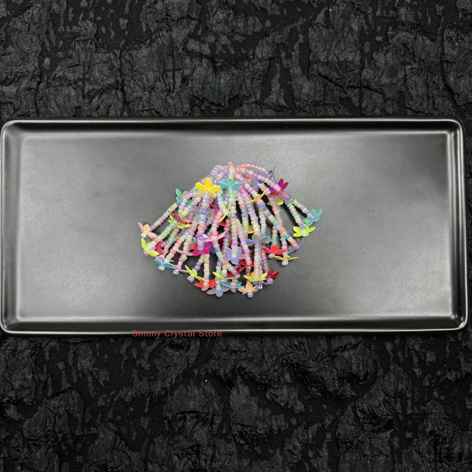 أبازيم زخرفية عصرية مصنوعة يدويًا على شكل زهرة للأحذية الرياضية المصنوعة من الجيلي المطرز