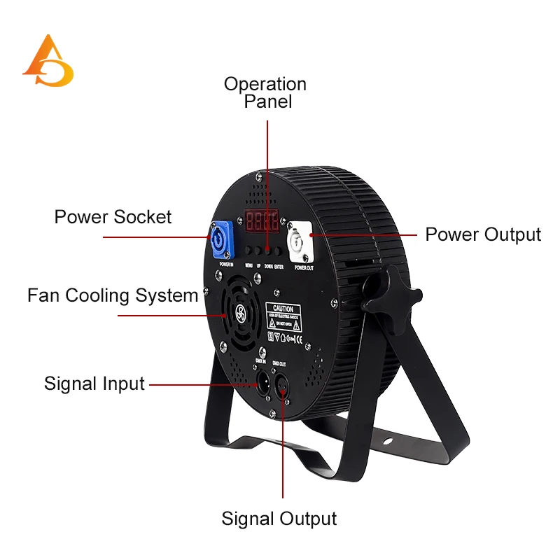 4-10pcs/18x12W RGBW/18x18W RGBWA+UV 6 in 1 LED Par Light Aluminum Alloy DMX Control DJ Club Wedding Stage Light