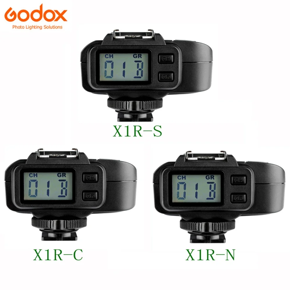 Godox X1R-C / X1R-N / X1R-S bronchTTL 2.4G Wirelsynchronisation Flash Récepteur pour X1T X2T Xpro Déclencheur Transmetteur IL Nikon Sony Speedlite