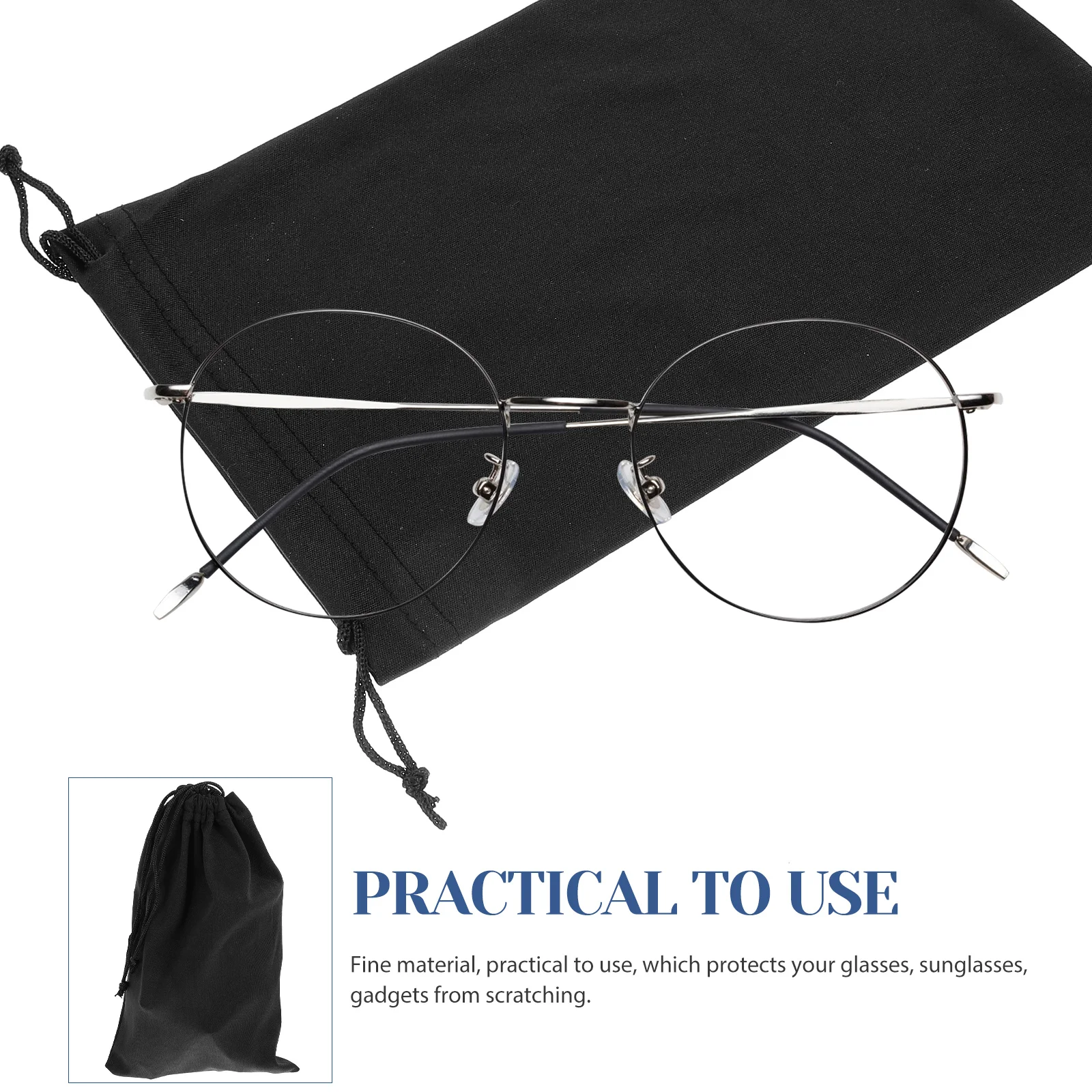 

Snow Goggle Bag Anti-Scratch Lightweight Drawstring Pouch For Ski Goggles Sunglasses Eyewear Storage Travel Outdoor Case