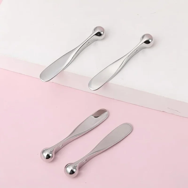 Golden Beauty Eye Cream Stick with Spatula, Ice Globe Roller & Ice Spoon Face Eye Massager Skin Care Tool for Daily Beauty