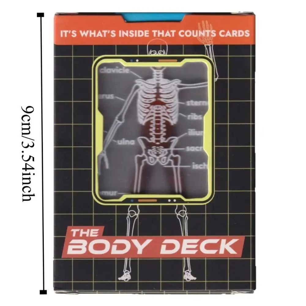 

Full Skeleton Human Anatomy Playing Cards The Body Deck Skeleton X-Ray Designs Mannequin Body Deck Educational Playing Cards Kit