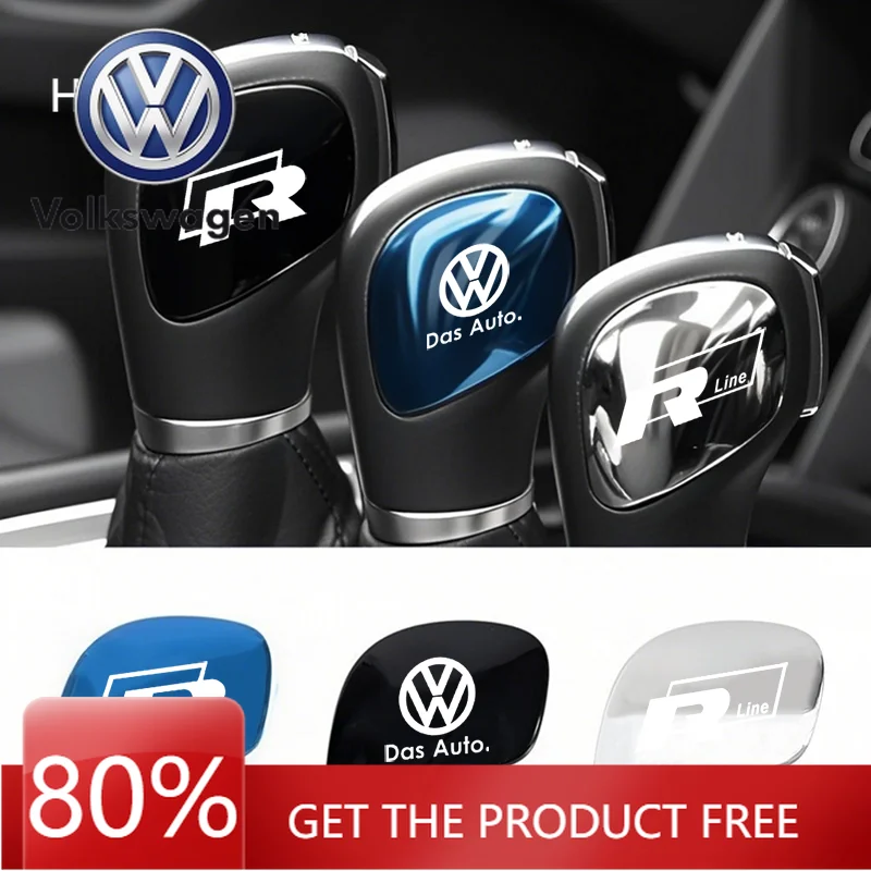 

Колпаки ступиц, наклейки на рычаг переключения передач, аксессуары для ручек переключения передач для VW GTI Golf 5 7 Passat B5 B6 Polo Scirocco G
