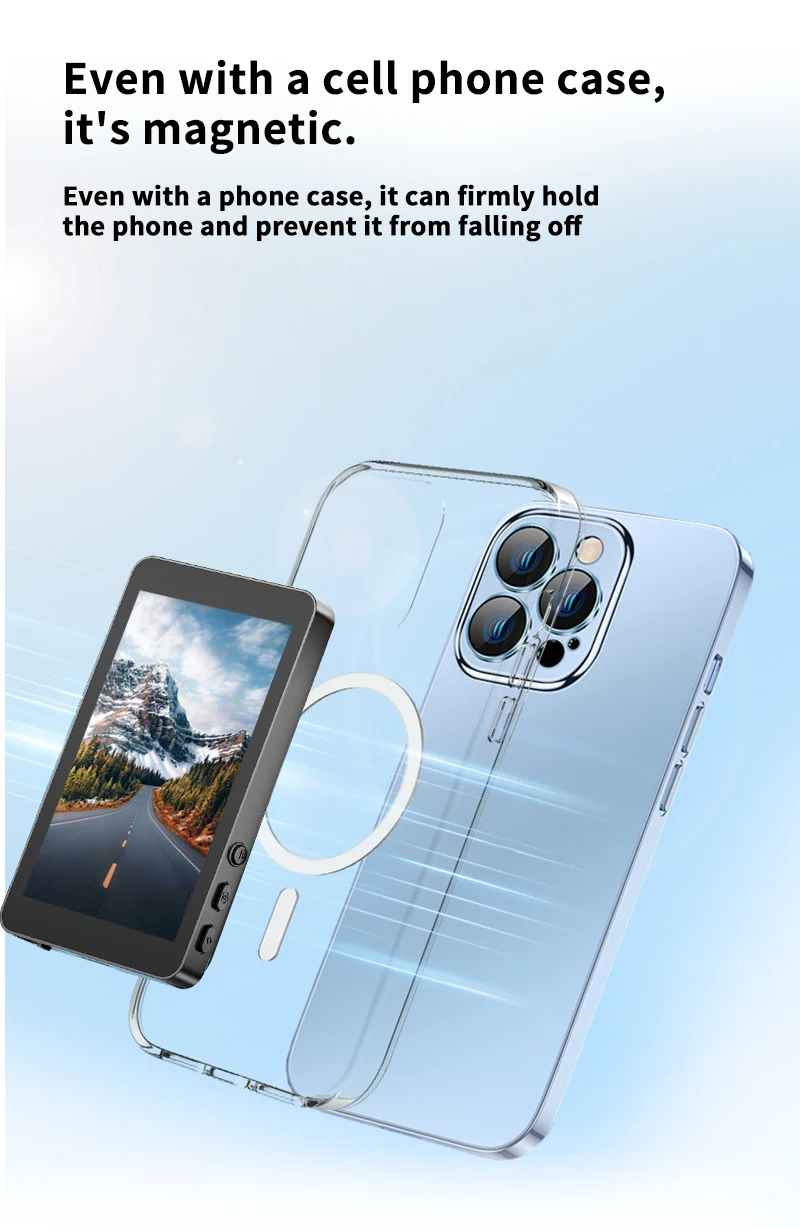 Magnetisches Projektionsgerät für Mobiltelefone, Rückseite - Hochauflösendes Selbstporträt, Drahtlose Projektion Ist Äußerst Bequem – Detail 19